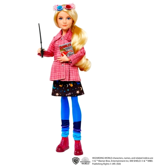 Harry Potter Collectible Luna Lovegood Doll (~10-inch) with accessories - Picture 3 of 6